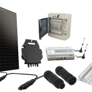 Kit 8 panneaux photovoltaïque pour bac acier micro onduleur 4000Wc