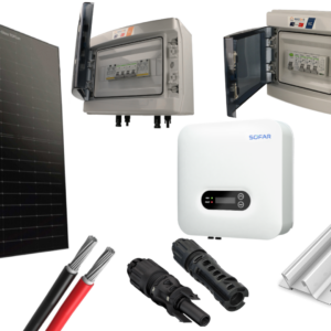 Kit 10 panneaux photovoltaïque pour bac acier onduleur centralisé 5000Wc