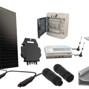 Kit 8 panneaux photovoltaïque pour tôle & fibrociment micro onduleur 4000Wc