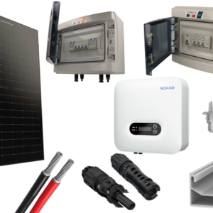 Kit 10 panneaux photovoltaïque pour tuile méca onduleur centralisé 5000Wc