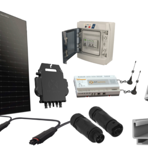 Kit 8 panneaux photovoltaïque pour tuile plate micro onduleur 4000Wc