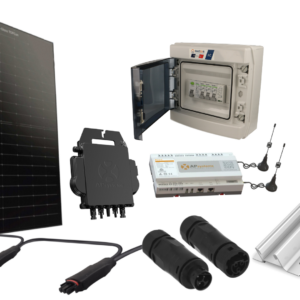 Kit 16 panneaux photovoltaïque pour bac acier micro onduleur 8000Wc