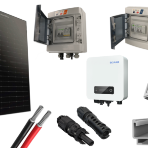 Kit 8 panneaux photovoltaïque pour ardoise onduleur centralisé 4000Wc