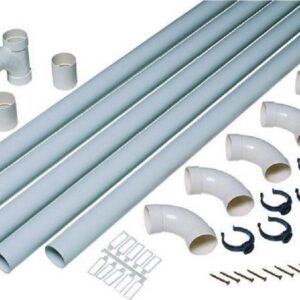 Kit aspirateur centralisé série T - Conduit Ø 51 mm - L = 2,50 m