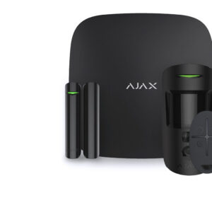 Kit d'alarme AJAX HUB2 (GSM + Ethernet) noire, avec fonction levée de doute