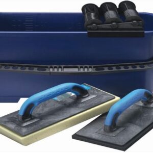 KIt de lavage T-323 - seau 22L avec 4 roulettes + platoir à éponge + platoir à joints