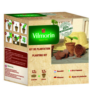 Kit de Plantation - 12 godets et 12 pastilles