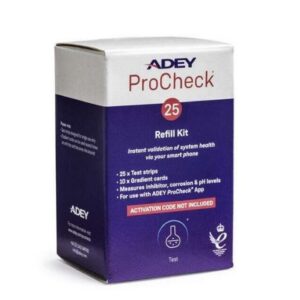 Kit de recharge d'analyse d'eau PROCHECK - 25 bandelettes + 10 cartes