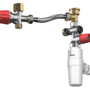 Kit de sécurité pour chauffe-eau à accumulation - Longueur flexible: 300 mm - Diamètre flexible: 13 mm