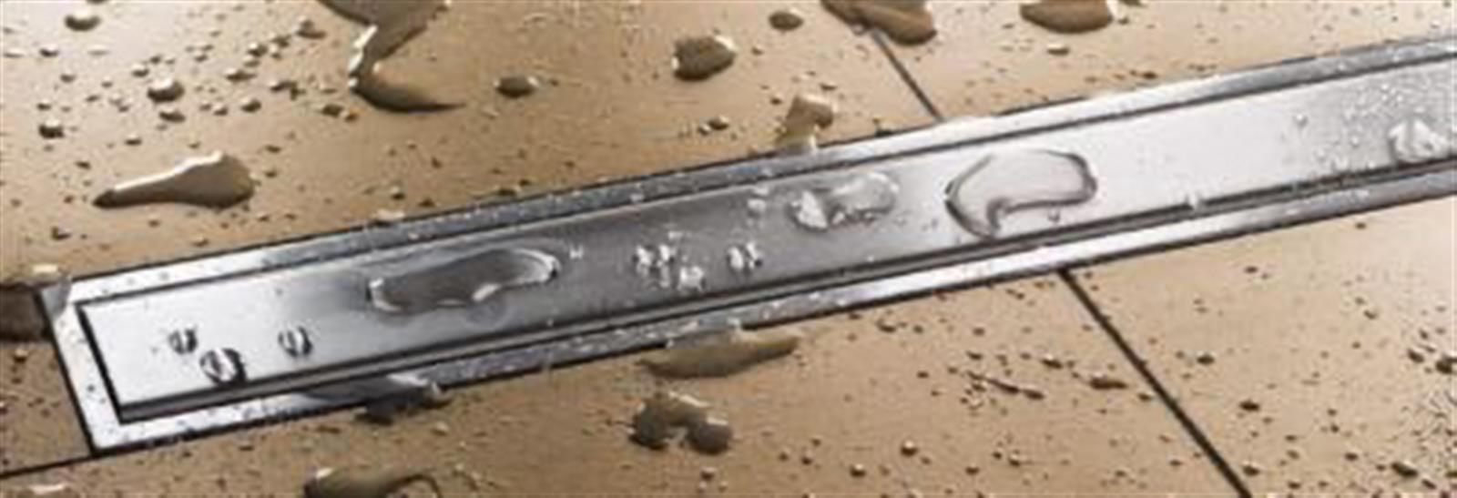 Kit grille / cadre 19mm pour caniveau de douche à l'italienne KERDI LINE A - Longueur: 700 mm