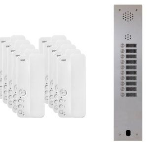 Kit interphone 1 rangée avec 10 combinés URMET Collectif