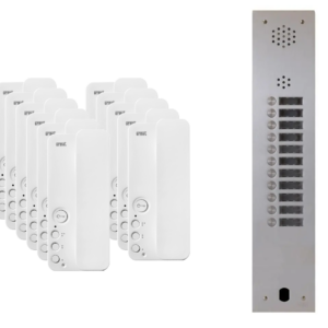 Kit interphone 1 rangée avec 11 combinés URMET Collectif