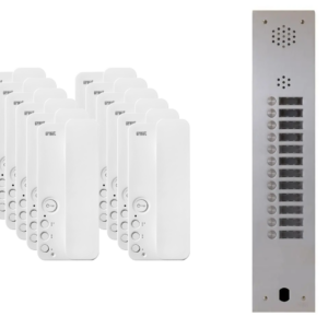 Kit interphone 1 rangée avec 12 combinés URMET Collectif