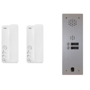 Kit interphone 1 rangée avec 2 combinés URMET Collectif