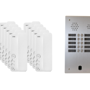 Kit interphone 2 rangées avec 10 combinés URMET Collectif