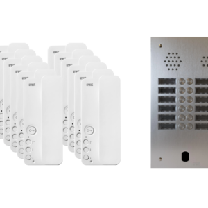 Kit interphone 2 rangées avec 12 combinés URMET Collectif