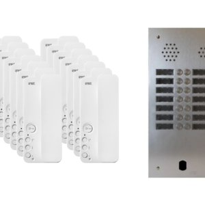 Kit interphone 2 rangées avec 14 combinés URMET Collectif