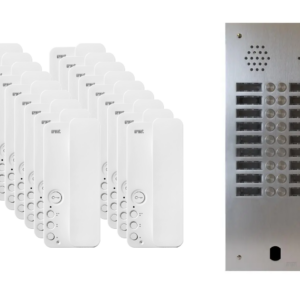 Kit interphone 2 rangées avec 18 combinés URMET Collectif