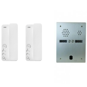 Kit interphone 2 rangées avec 2 combinés URMET Collectif