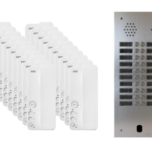Kit interphone 2 rangées avec 20 combinés URMET Collectif