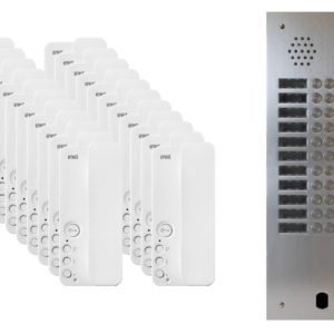 Kit interphone 2 rangées avec 22 combinés URMET Collectif