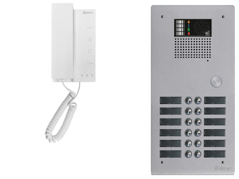 Kit interphone avec 11 combinés GOLMAR Collectif
