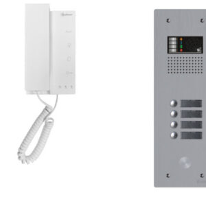Kit interphone avec 4 combinés GOLMAR Collectif