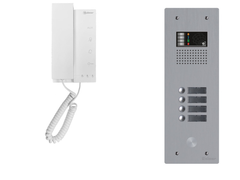 Kit interphone avec 4 combinés GOLMAR Collectif