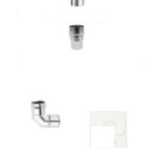 Kit KS inox pour installation B Pression - Diamètre intérieur: 80 mm- Diamètre extérieur 125 mm
