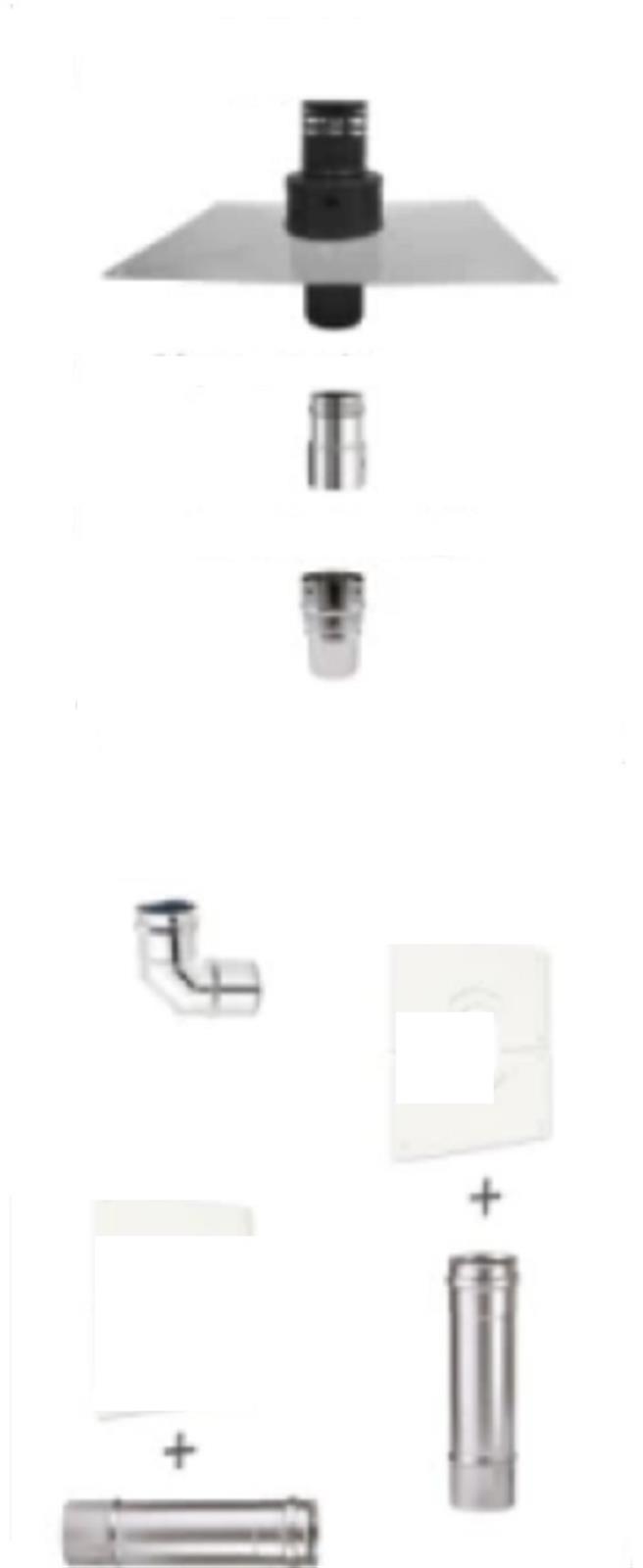 Kit KS inox pour installation B Pression - Diamètre intérieur: 80 mm- Diamètre extérieur 125 mm