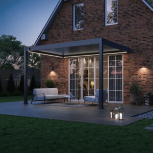 Kit LED pour pergola bioclimatique adossée 3 x 4 m - éclairage RVB connecté