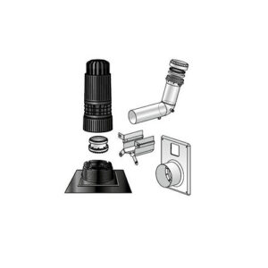 Kit RENOLUX CONDENS 2 en 1 - horizontal ou vertical - Diamètre : 80/125-80 - OCRE