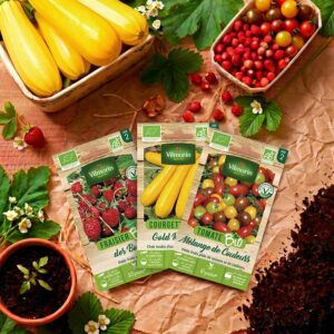Kit semis bio + 12 étiquettes de marquage offertes