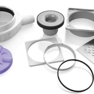 Kit siphon horizontal JACKOBOARD Aqua - DN50 - débit 0,9l/s - garde d'eau 50mm