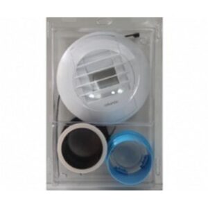 Kit twist&go + bouche hygro sdb 5/40 d80 griffes - Pack Bouche Sdb 5/40 m3/h D.80mm + Piquage Twist & Go Pour VMC Hygrocosy
