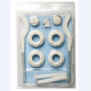 Kit universel bouchons et supports de radiateur fonte - Modèle 1"1/2