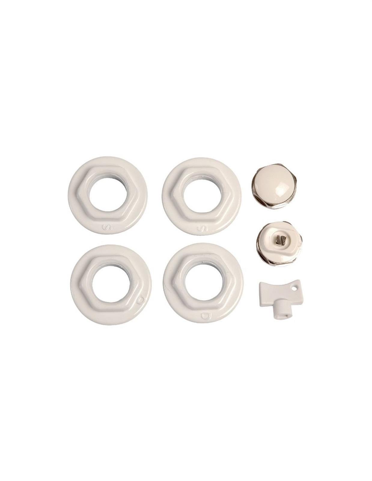 Kit universel de réductions pour radiateur - Kit universel de réductions M 1"1/4 - F 1/2"