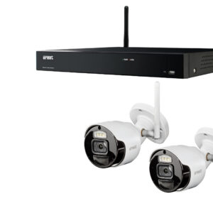 Kit vidéo IP Wi-Fi avec enregistreur + 2 caméras tubulaires Urmet