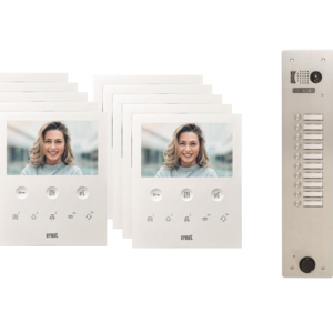 Kit visiophone 1 rangée avec 10 écrans URMET Collectif