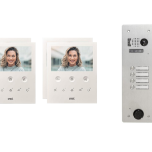 Kit visiophone 1 rangée avec 4 écrans URMET Collectif
