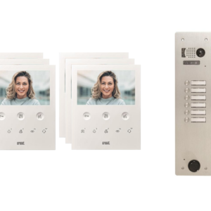 Kit visiophone 1 rangée avec 6 écrans URMET Collectif