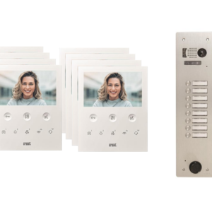 Kit visiophone 1 rangée avec 8 écrans URMET Collectif