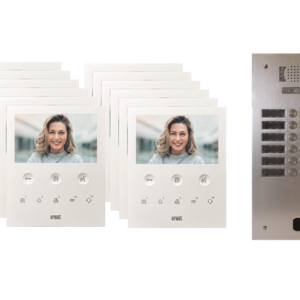 Kit visiophone 2 rangées avec 12 écrans URMET Collectif