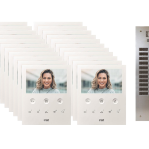 Kit visiophone 2 rangées avec 22 écrans URMET Collectif