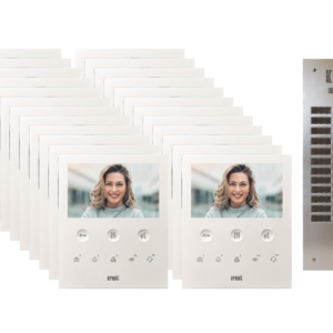Kit visiophone 2 rangées avec 24 écrans URMET Collectif