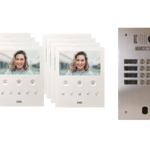 Kit visiophone 2 rangées avec 9 écrans URMET Collectif