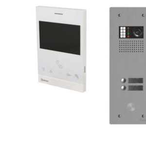 Kit visiophone collectif avec 2 écrans 1 rangée GOLMAR G2+