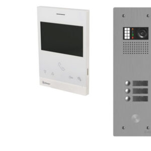 Kit visiophone collectif avec 3 écrans 1 rangée GOLMAR G2+