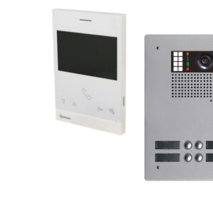 Kit visiophone collectif avec 3 écrans 2 rangées GOLMAR G2+