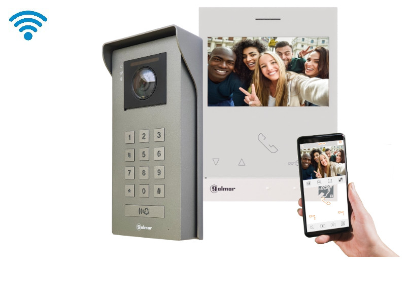 Kit visiophone connecté WIFI GOLMAR Soul 4" ACCESS
